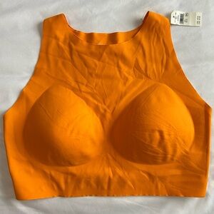 NWT Large Aerie Vibrant Orange Sports Bra Crop
